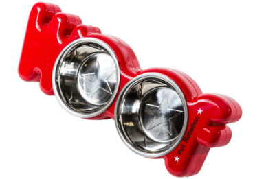 Pet Rebellion Woof Dog Bowl - Red Pet Rebellion Woof Dog Bowl - Red
